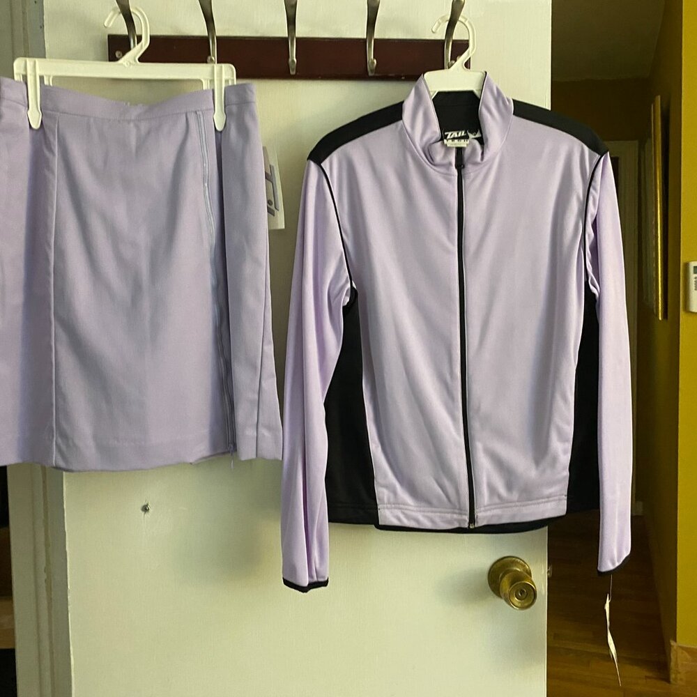 Tail Lavender and Black Women's Jacket & Skort Set